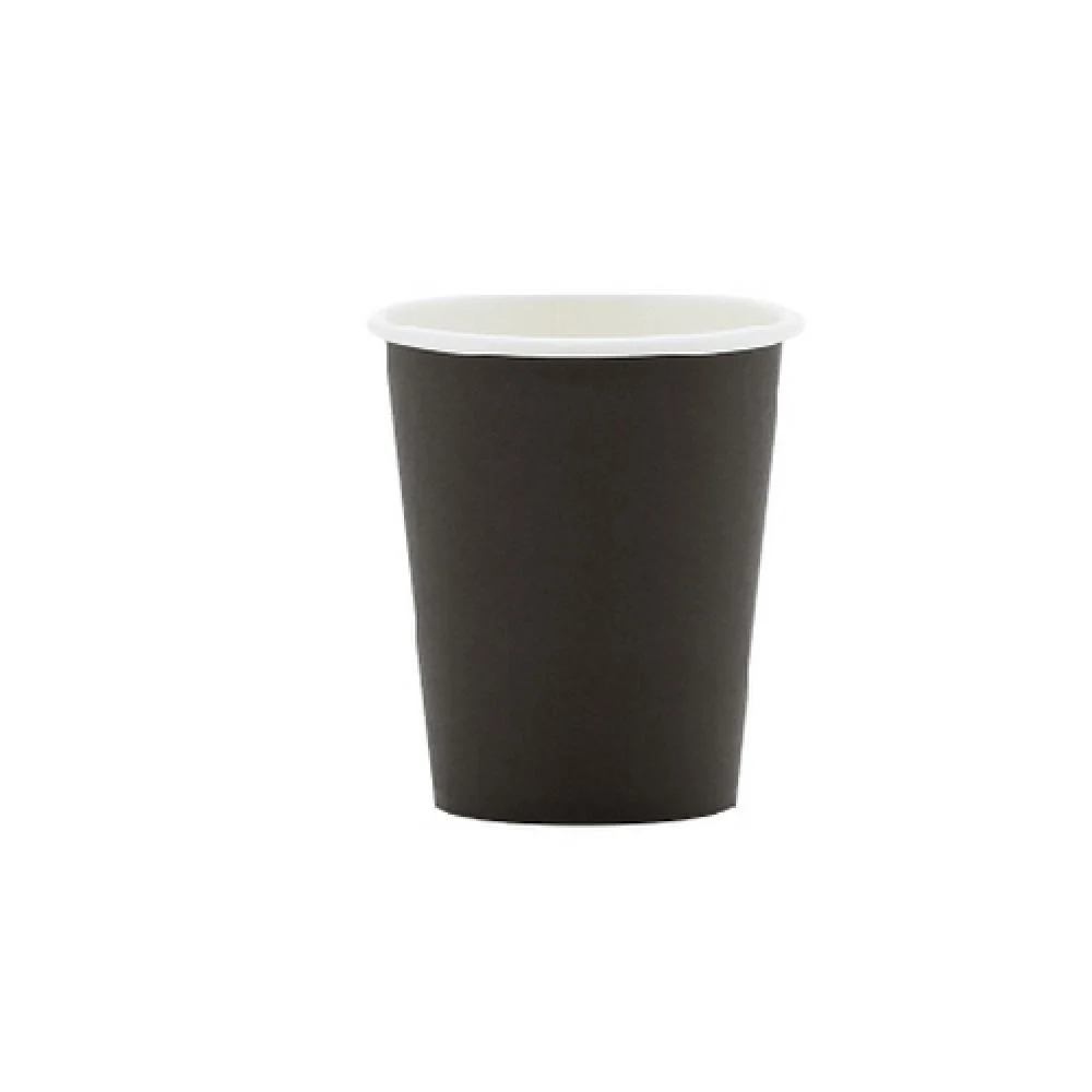 black paper cups   - 8 oz - (500 cups)