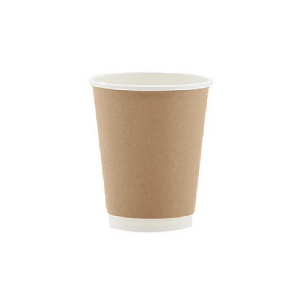 brown Double-layered paper cups - 16 oz - (250 cups)