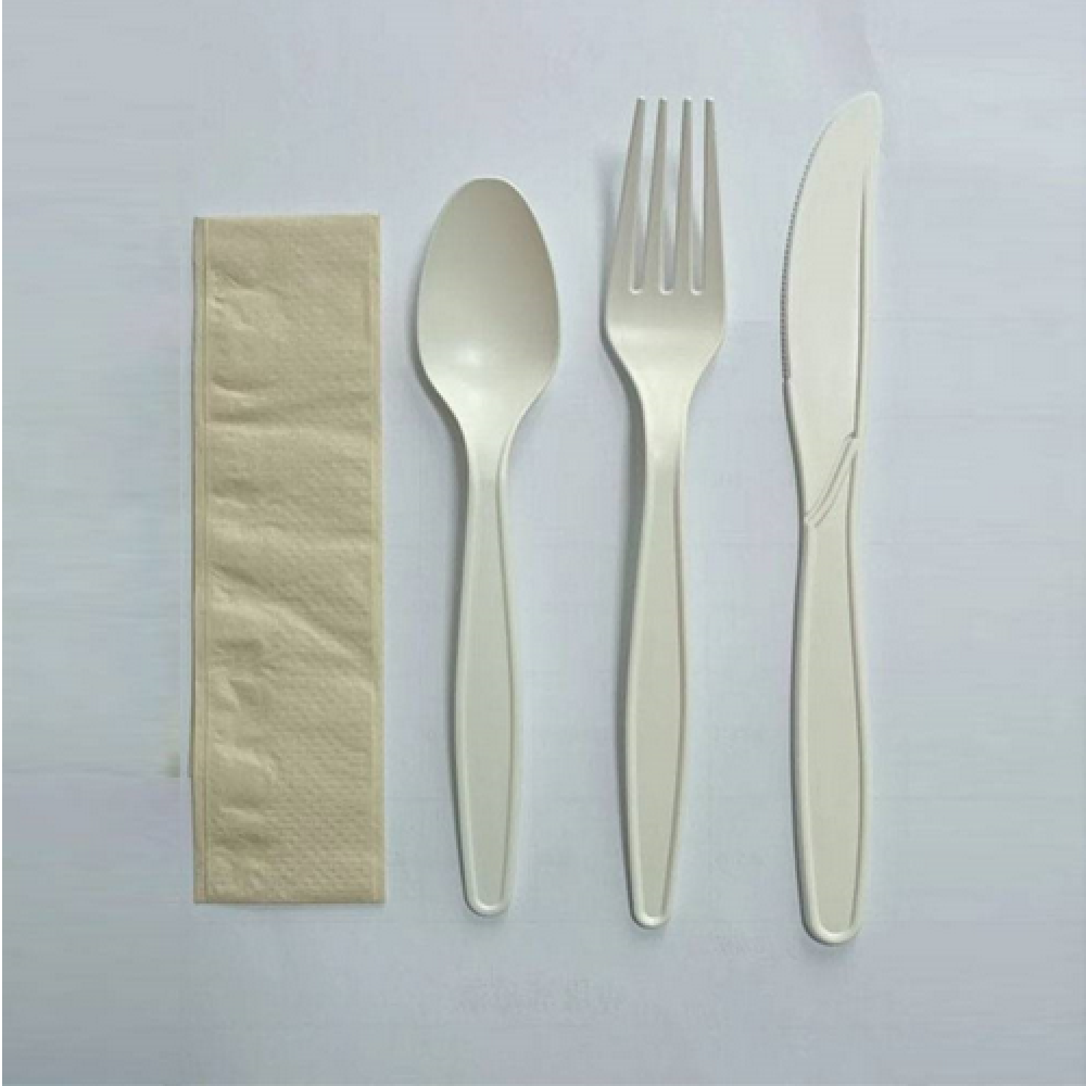 Healthy Corn Starch Cutlery Set - (250 Pieces)