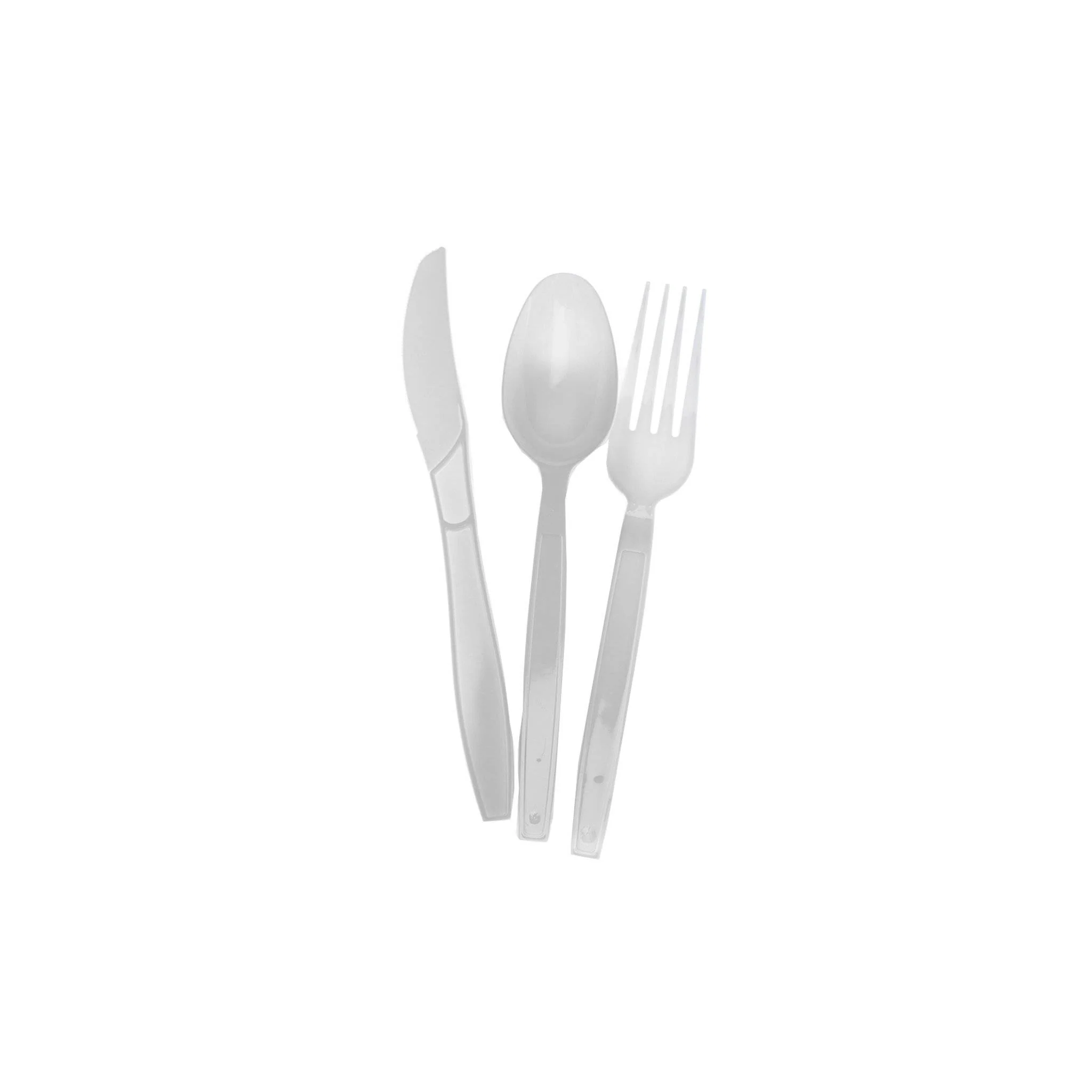 Heavy Duty White Cutlery Set- 250 Pieces