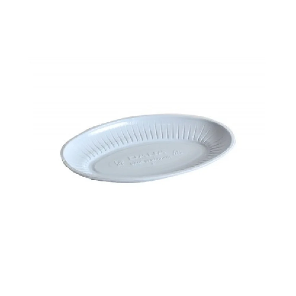 Plastic oval plates - No 1 -  (500 pieces)